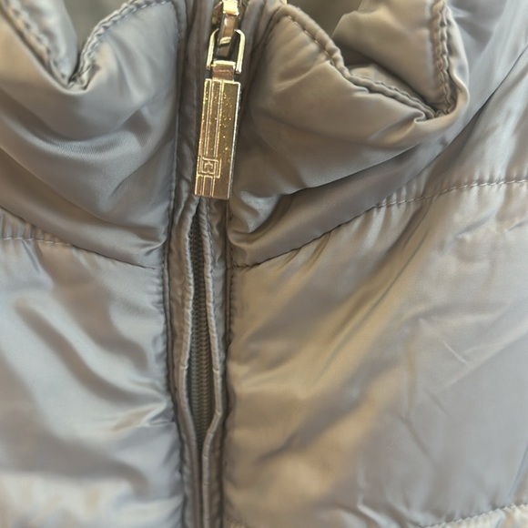 Liz Claiborne Puff Vest Full Zip Blue Gray Womens Size 1X Lightweight Pockets - Picture 4 of 11